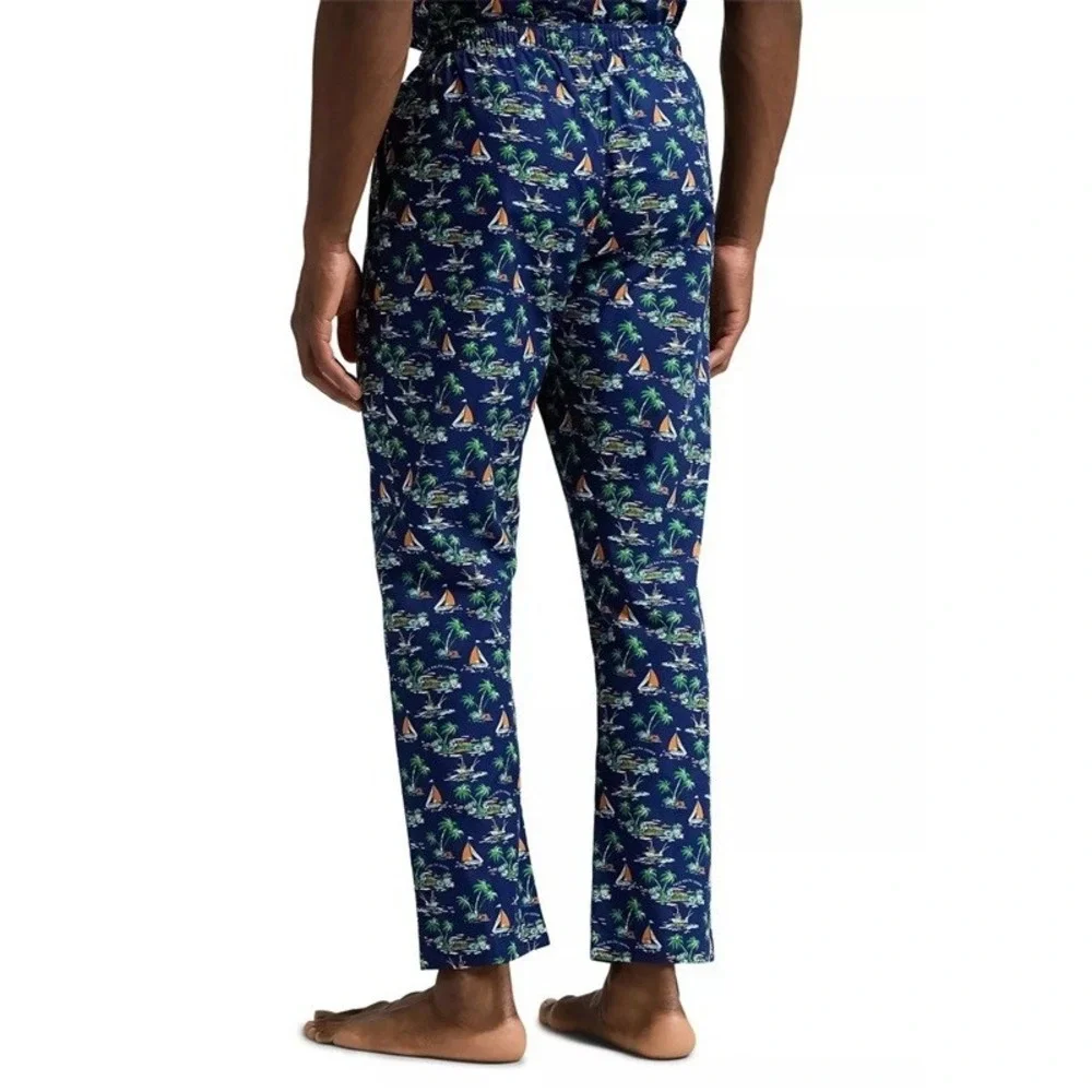 NWT Ralph Lauren XL Classic Woven Sleep Pants Pajama Tropical Island 131140 - Picture 2 of 5